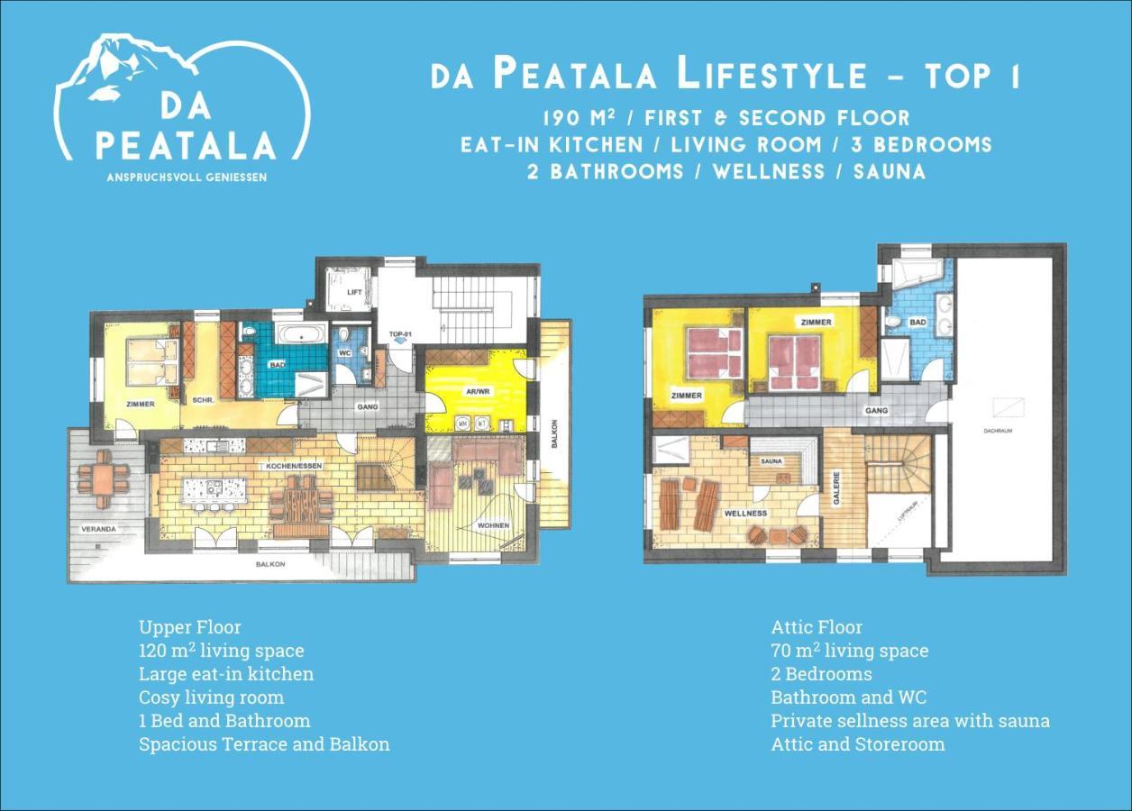 Da Peatala Apartments Serfaus Exteriér fotografie